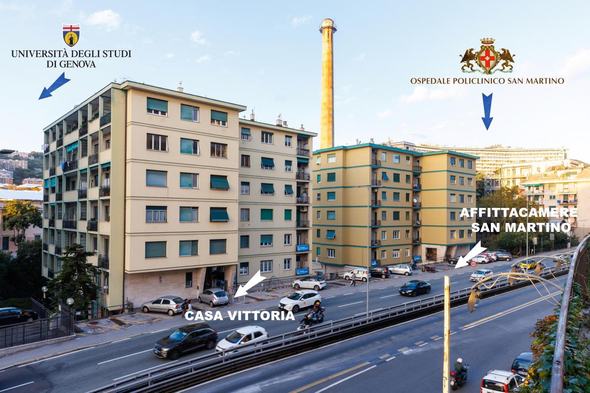 Casa Vittoria Di San Martino Affittacamere جنوة المظهر الخارجي الصورة
